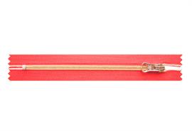  #3 Nylon zipper with light gold teeth.closed end.auto lock slider 